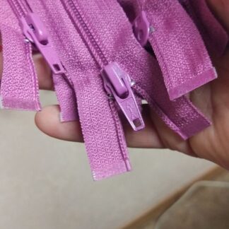 Молния спираль разъемная сирень 70 см арт 0384