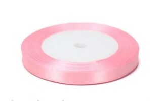 Лента атласная розовая 10 мм арт 0435
