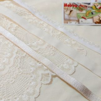 Бейка-резинка матовая молочная 1,5 см арт 0240