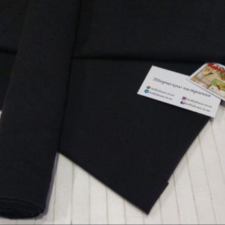 стрейч-футер 2-нитка 95/5 чорний щ.260 г/м2 арт 1041