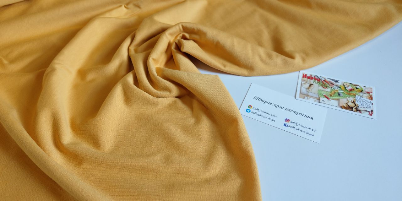 Стрейч-кулір гірчиця щ.175 арт 1251 - Зображення 2