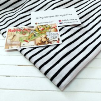 Кулір синя смужка на білому арт 1409