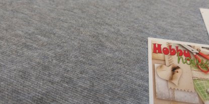 Рібана сірий меланж арт 0076 - Зображення 3