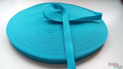 Кіперна стрічка 1 см бірюза арт 0408