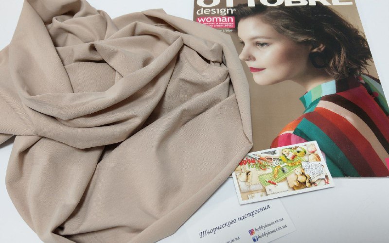 Стрейч-кулір телесний 180 см арт 1075