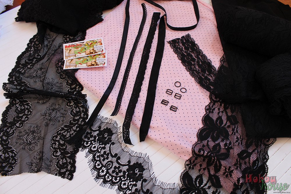 Бретель черная 1 см арт 0234 - Зображення 2