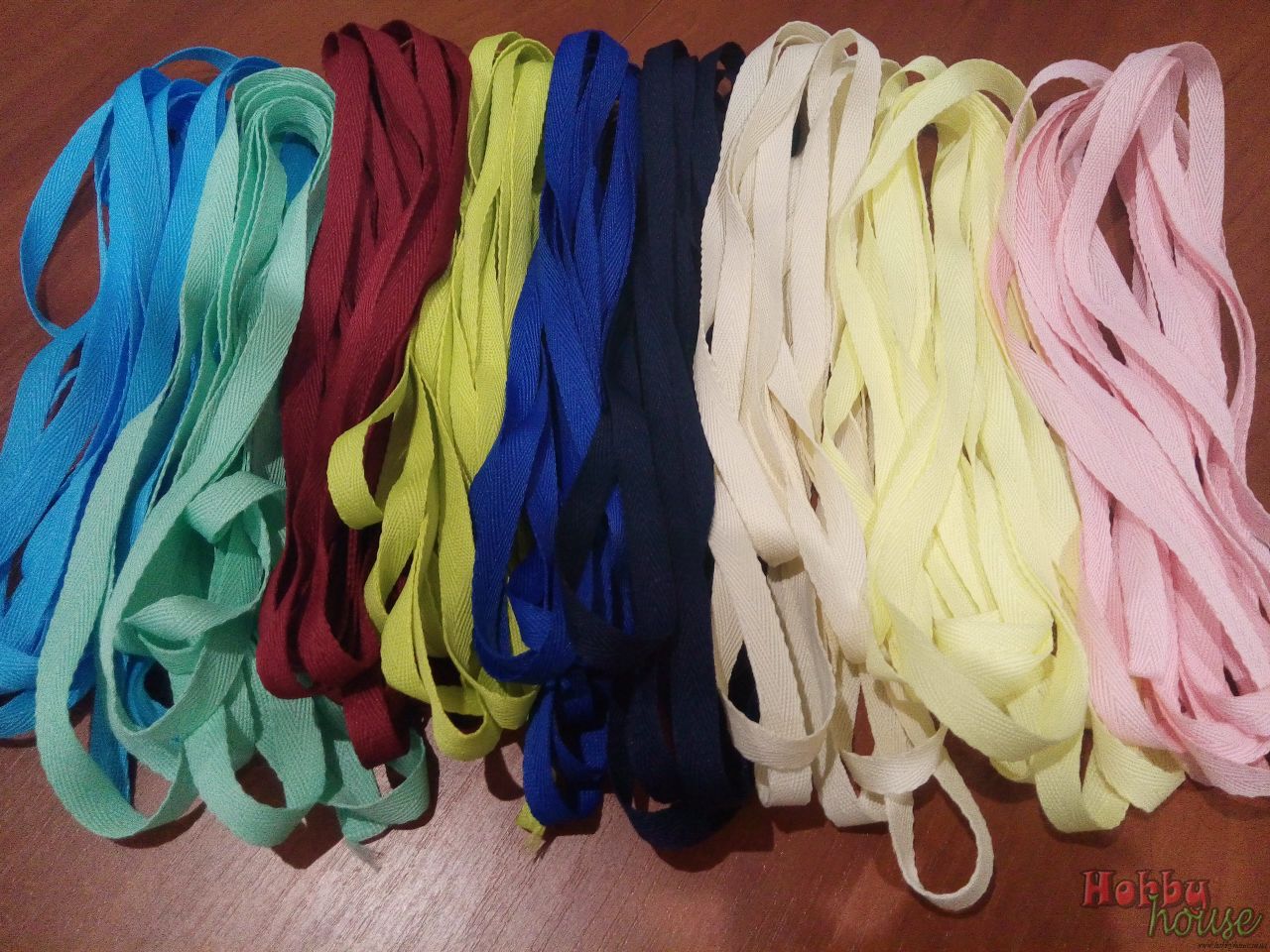 Кіперна стрічка 1 см салат світлий арт 0417 - Зображення 2