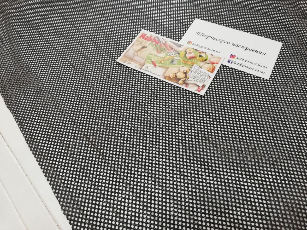 Сетка подкладочная черная арт 0682 - Зображення 3