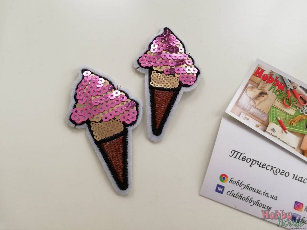 Аппликация мороженое арт 1265
