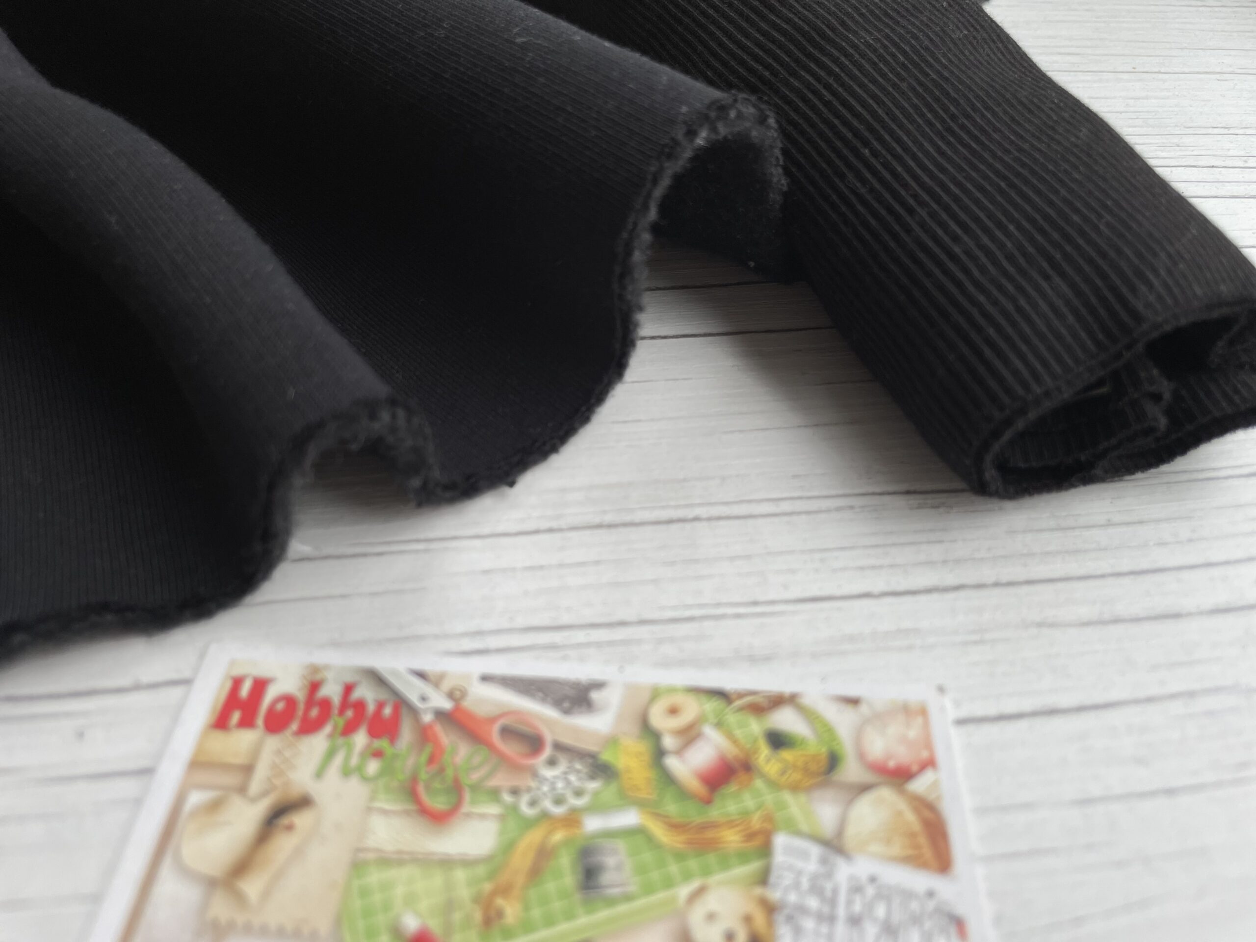 Футер 3-нитка начіс чорний щ. 360 арт 0139 - Зображення 5