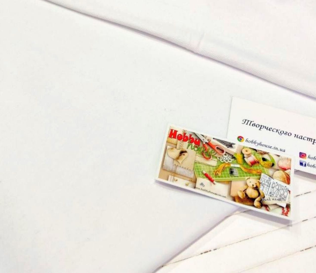 Стрейч-футер 2-нитка білий арт 1412