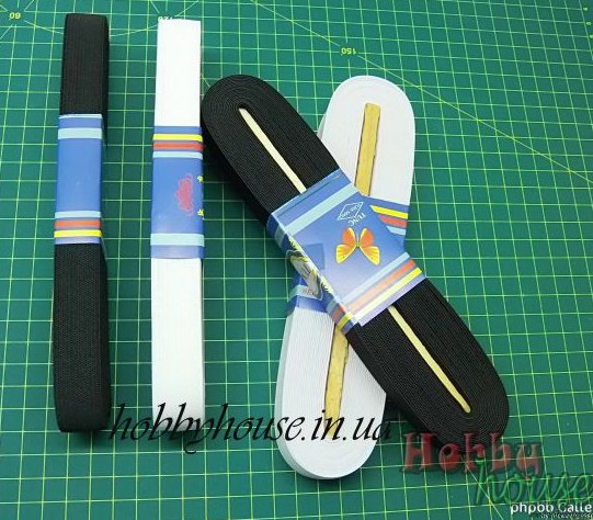 Резинка бельевая белая моток 1,8 см арт 0221