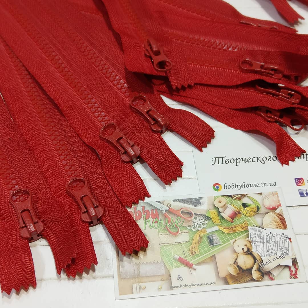 Блискавка трактор червоний 18 см арт 0013 - Зображення 2