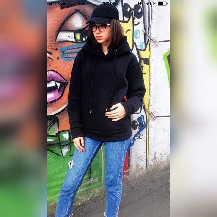 Футер 3-нитка начіс чорний щ. 360 арт 0139 - Зображення 4