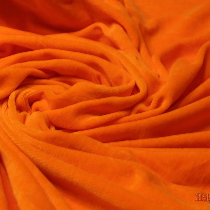 Велюр (бавовна) помаранчевий арт 0149