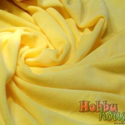 Велюр (бавовна) світло-жовтий арт 0151