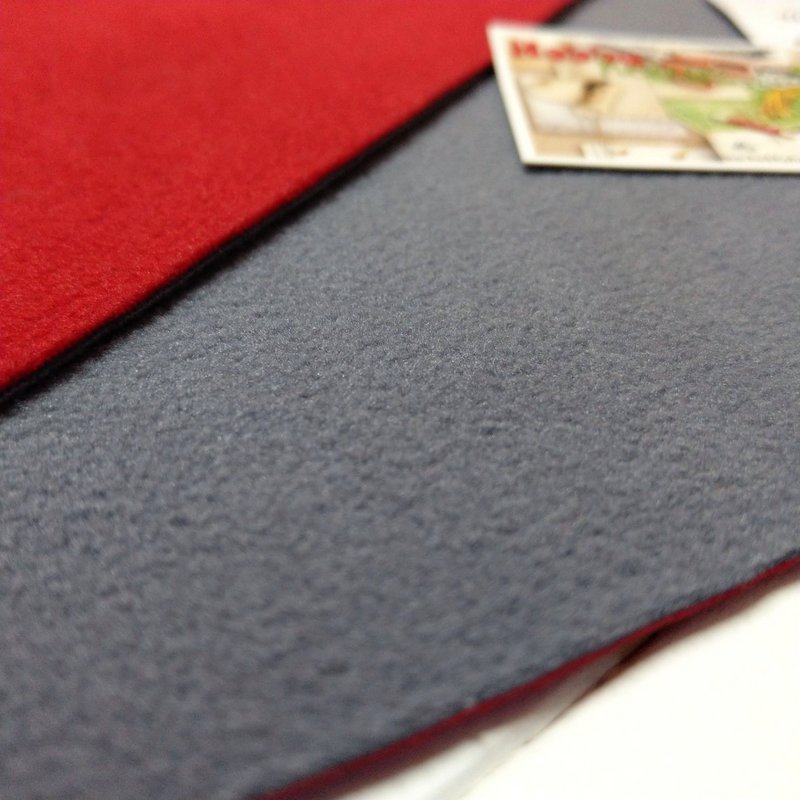 Флис двусторонний, красно-серый арт 0155