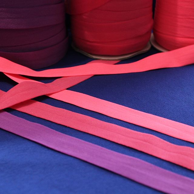 Бейка-резинка матова рожевий неон 2 см арт 0251 - Зображення 2