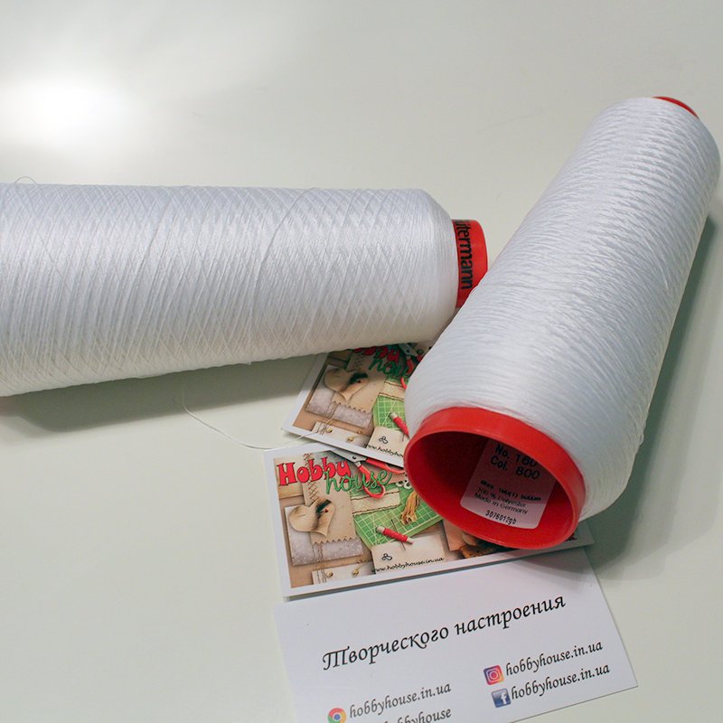 Текстура Gütermann Piuma 160 5000 м №800  арт 0722