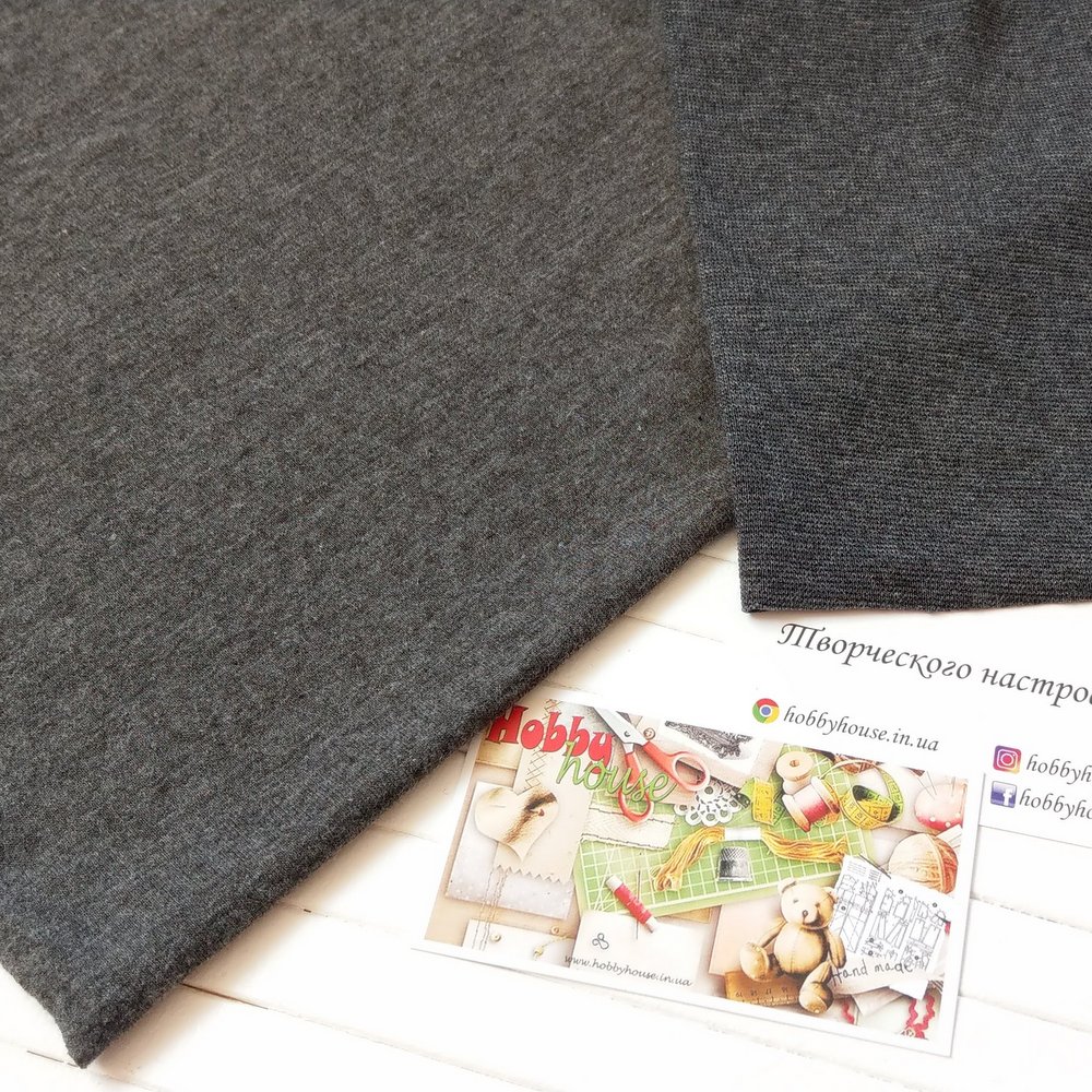 Стрейч-кулір антрацит щ.200 180см арт 1231 - Зображення 2