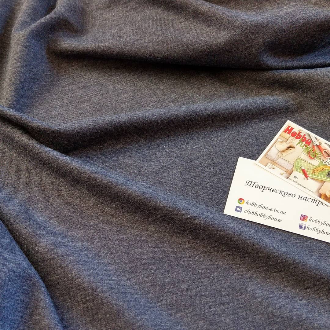 Футер 2-нитка джинс 180 см арт 1396