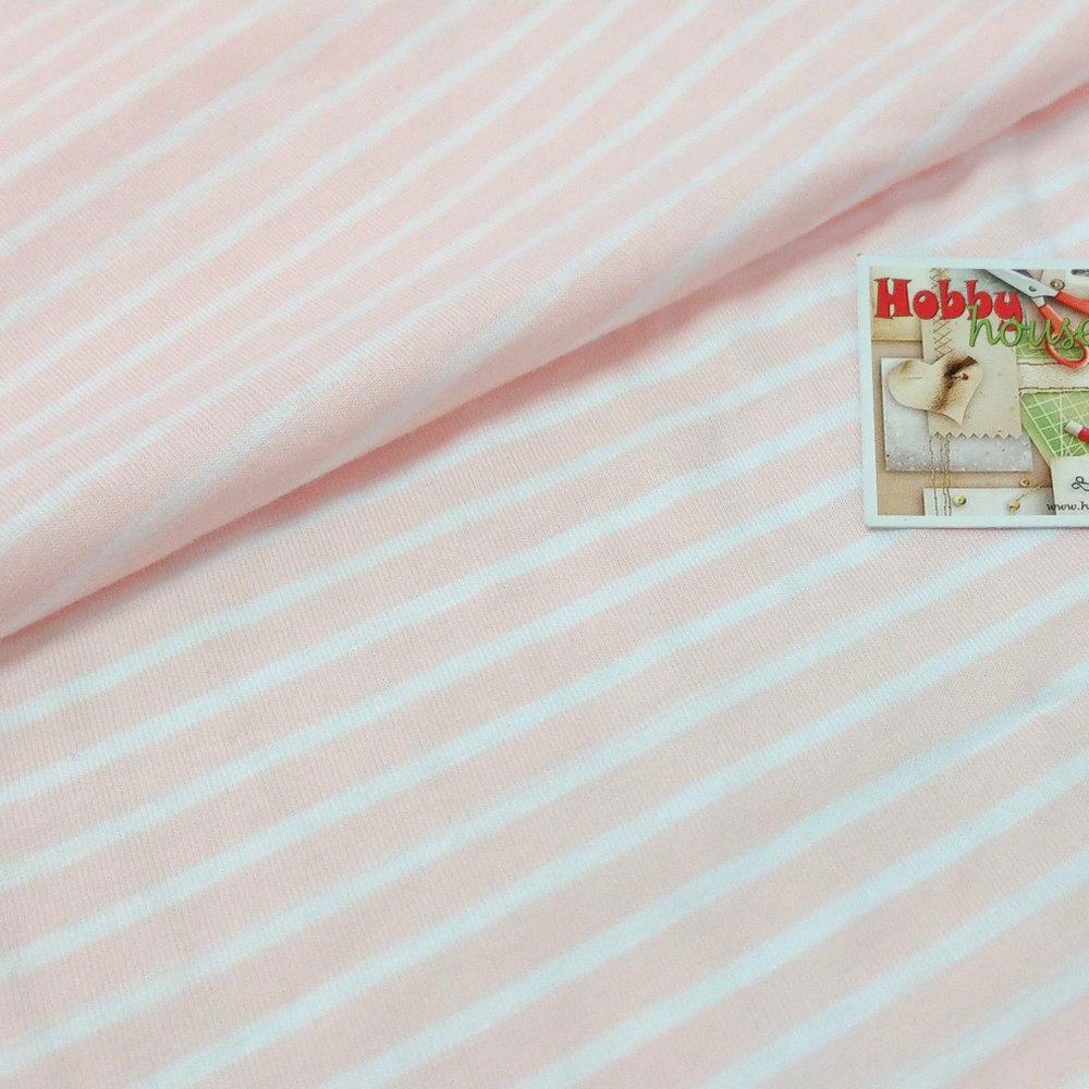 Кулір біла смужка на рожевому 180 см арт 1411