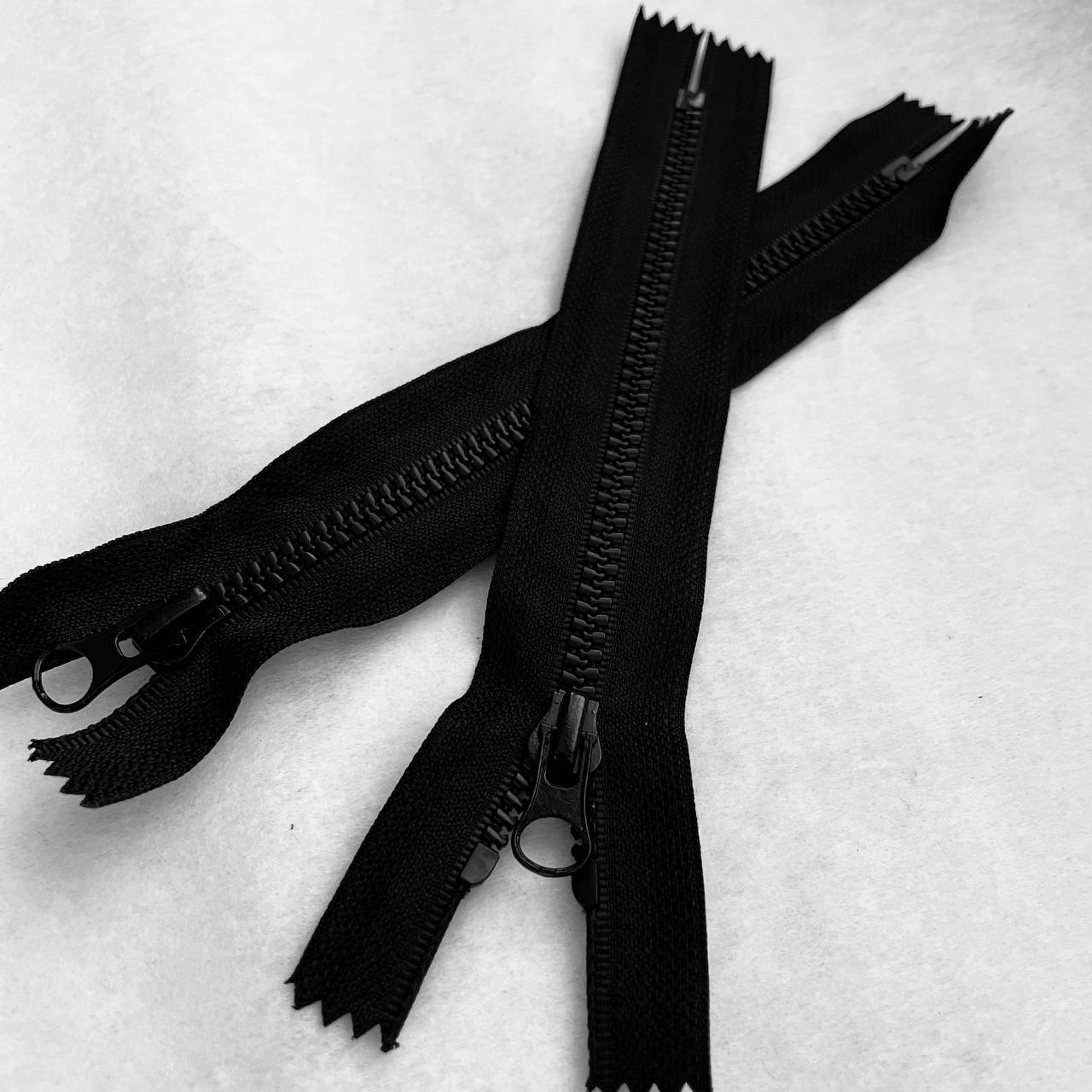 Молния трактор длинный зуб черный 18 см арт 1475