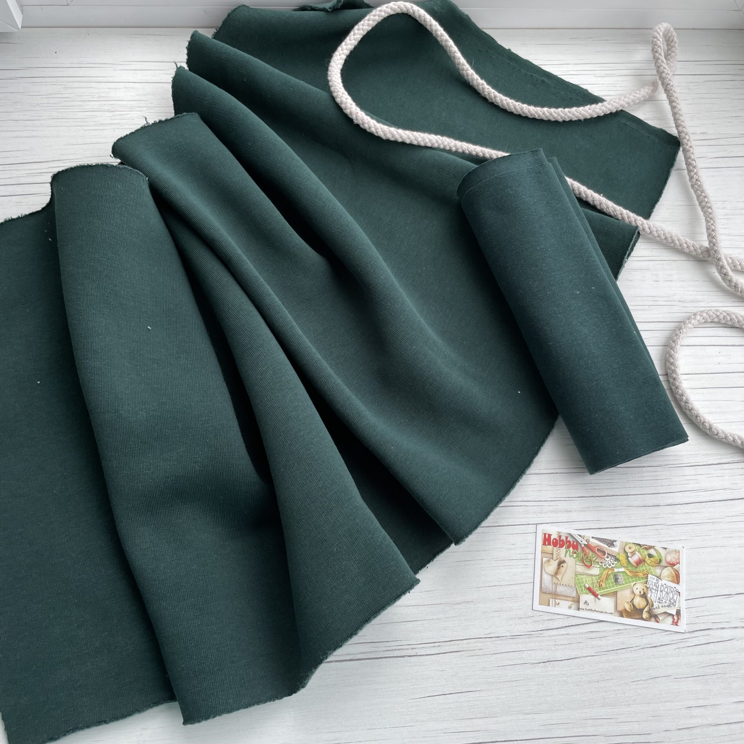 Рібана щ.380 бутилка до футеру 3-нитка з начосом арт. 3700 - Зображення 3