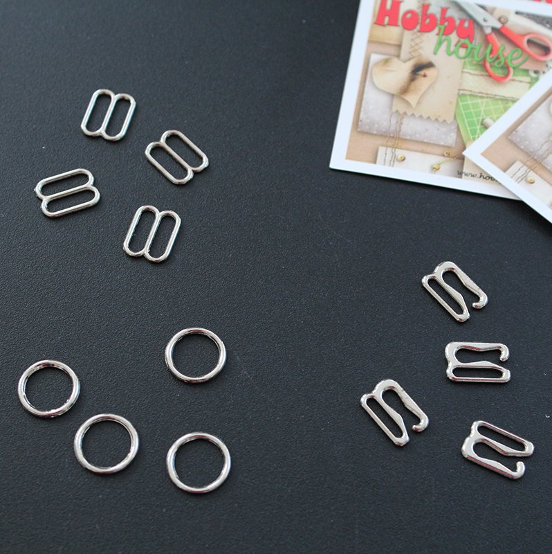 Гачок нікель 1 см арт 0624