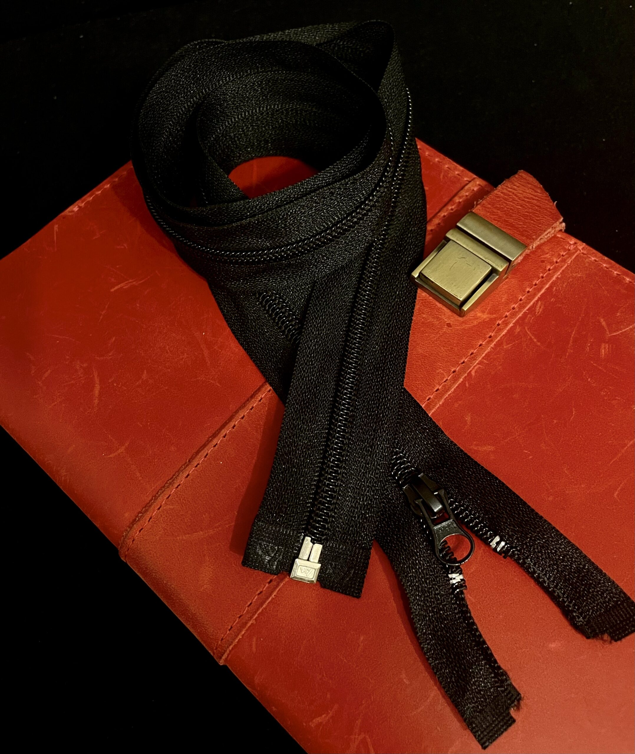 Молния спираль черная разъемная 80см арт 1373