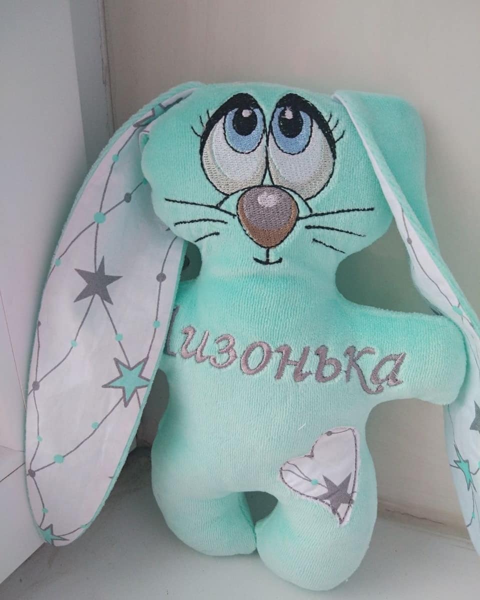 Велюр (бавовна) ментол арт 0989 - Зображення 3