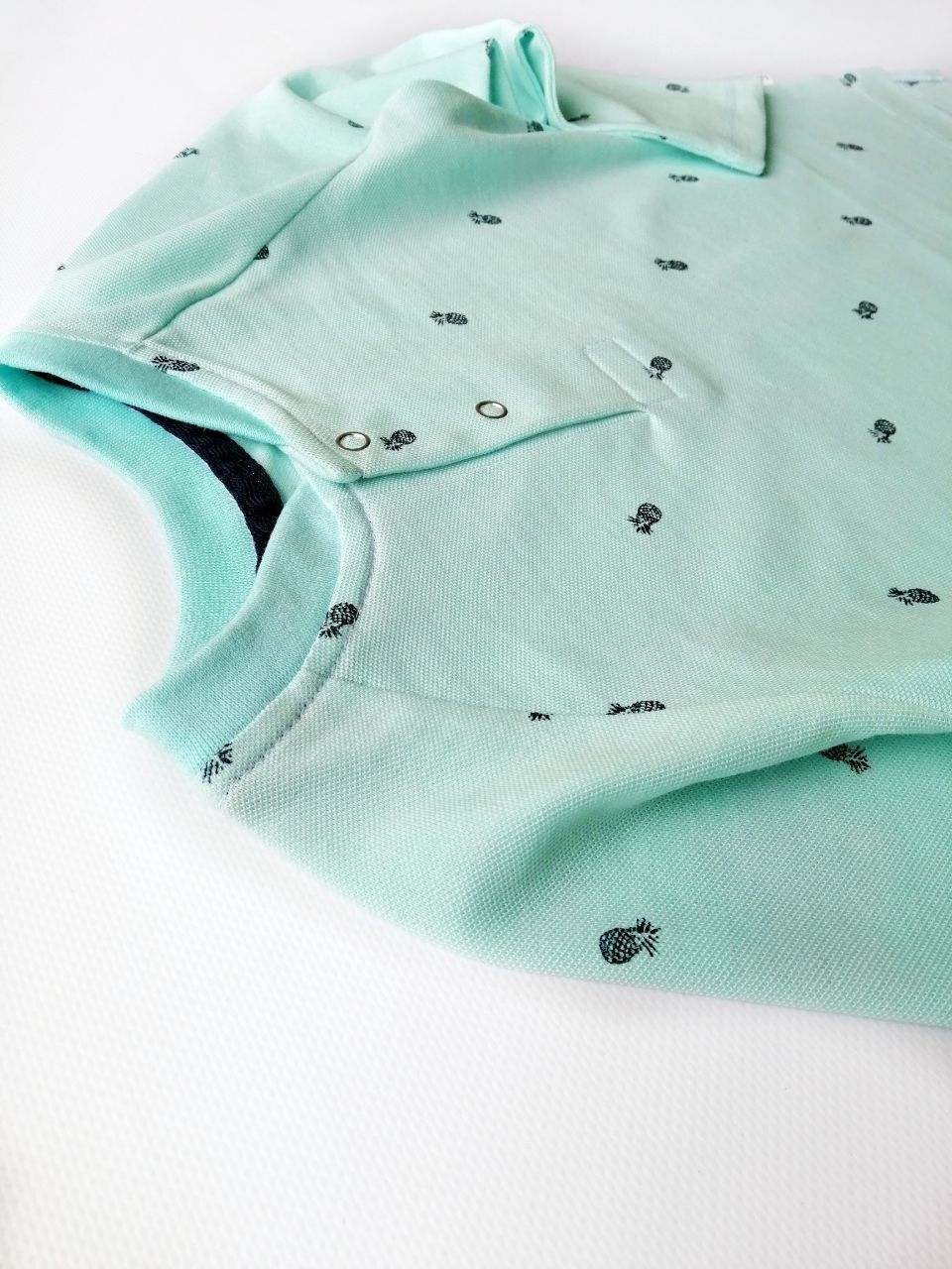 Лакоста синие ананасы на ментоле 180см арт 1533 - Зображення 5