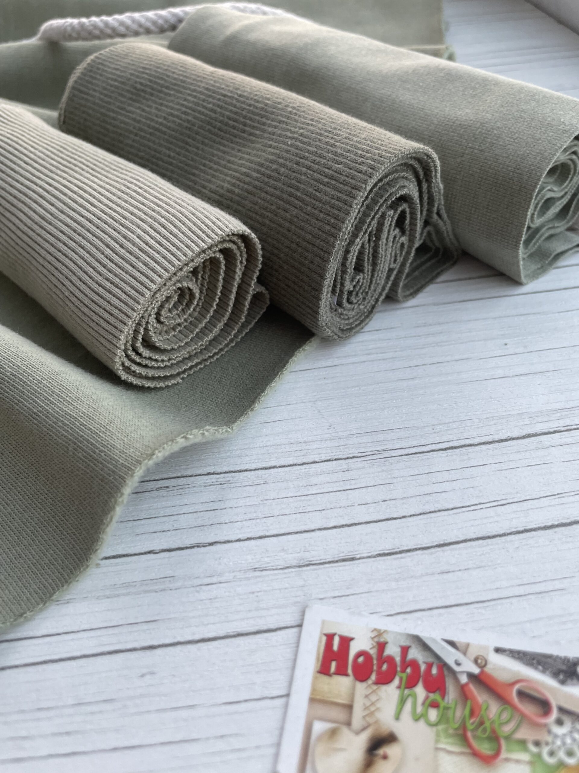 3-нитка футер начіс оливка арт. 2932 - Зображення 2