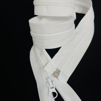 Блискавка спіраль біла 80см арт. 1168