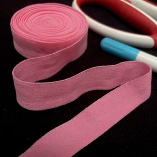 Бейка-резинка матова рожева 1,5 см арт 0241