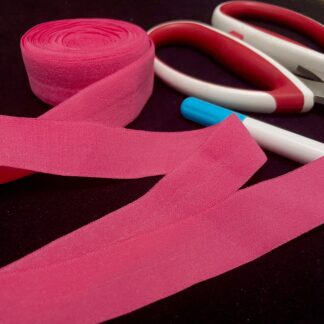 Бейка-резинка матова малина 2 см  арт 0253