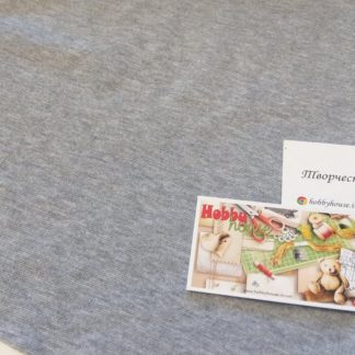 Рібана сірий меланж арт 0076