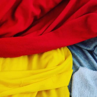 Футер 3-нитка петля, червоний арт 0132