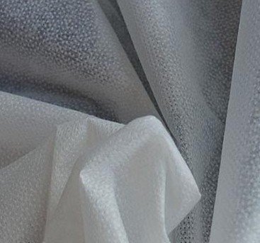 Флізелін білий в крапочку арт 0197 - Зображення 2