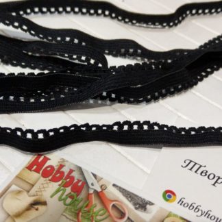 Резинка бельевая черная арт 0207