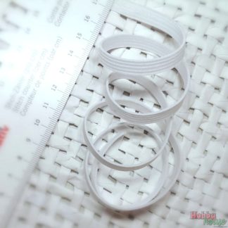 Резинка белая 8 мм арт 0217