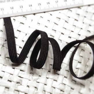 Резинка черная 8 мм арт 0220