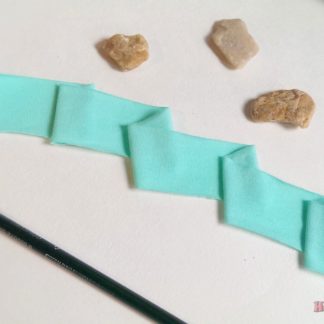 Бейка трикотажна кулір 35 мм, ментол арт 0283