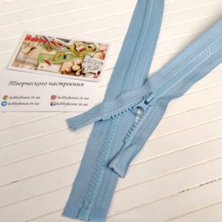 Молния трактор 80 см голубая  арт. 0333