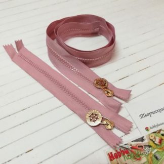 Блискавка трактор 18 см пильна троянда з золотим пулером арт 0338