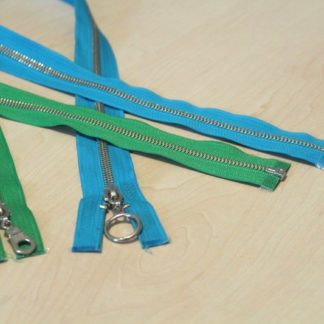 Молния металл с покрытием зеленая 1 бегунок 90 см арт 0397