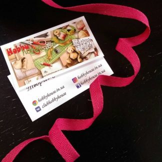 Кіперна стрічка 1 см малина арт 0414