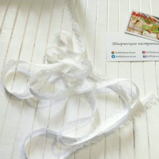 Резинка ажурная светлое молоко  арт 0759