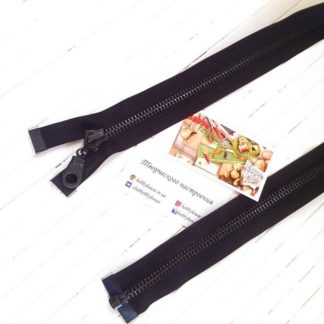 Молния металл черная тип8 75 см арт 0928