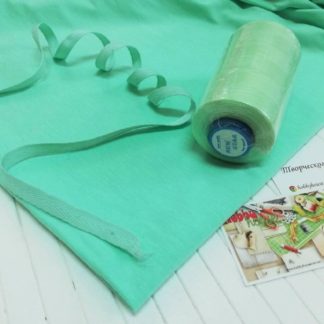 Стрейч-футер 2-нитка ментол 180 см арт 0942